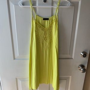 Neon yellow dress